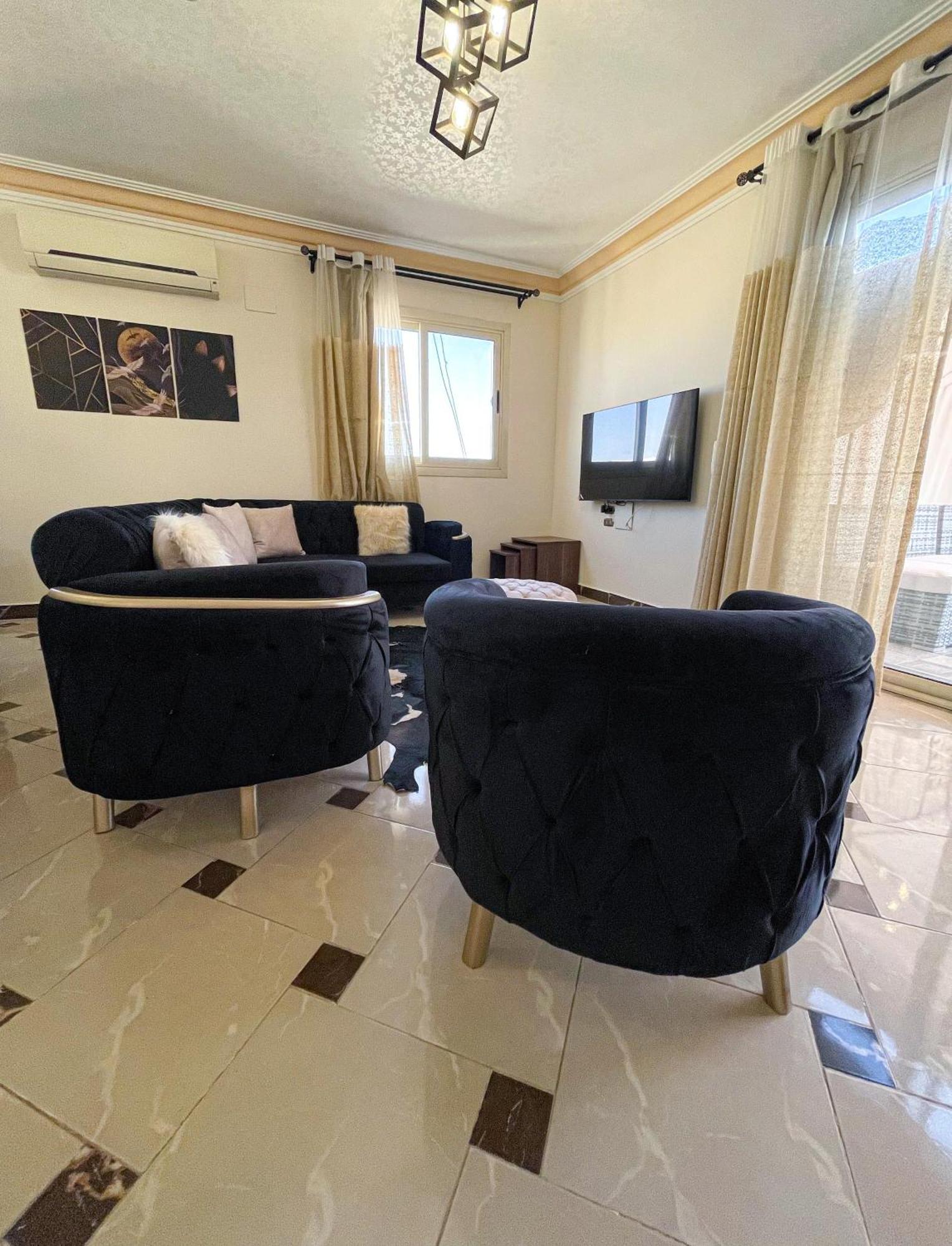 2Bd Apartment In A Rooftop With A Private Terrace El El Cairo Exterior foto